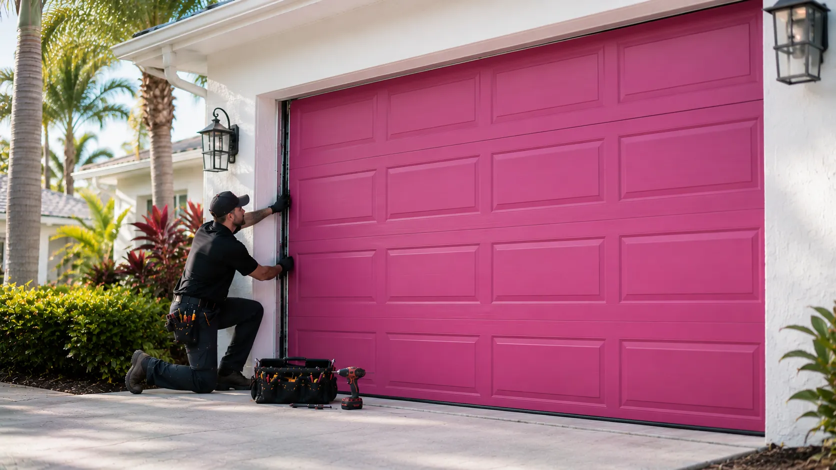 Tell us what’s wrong - Daphne garage door service