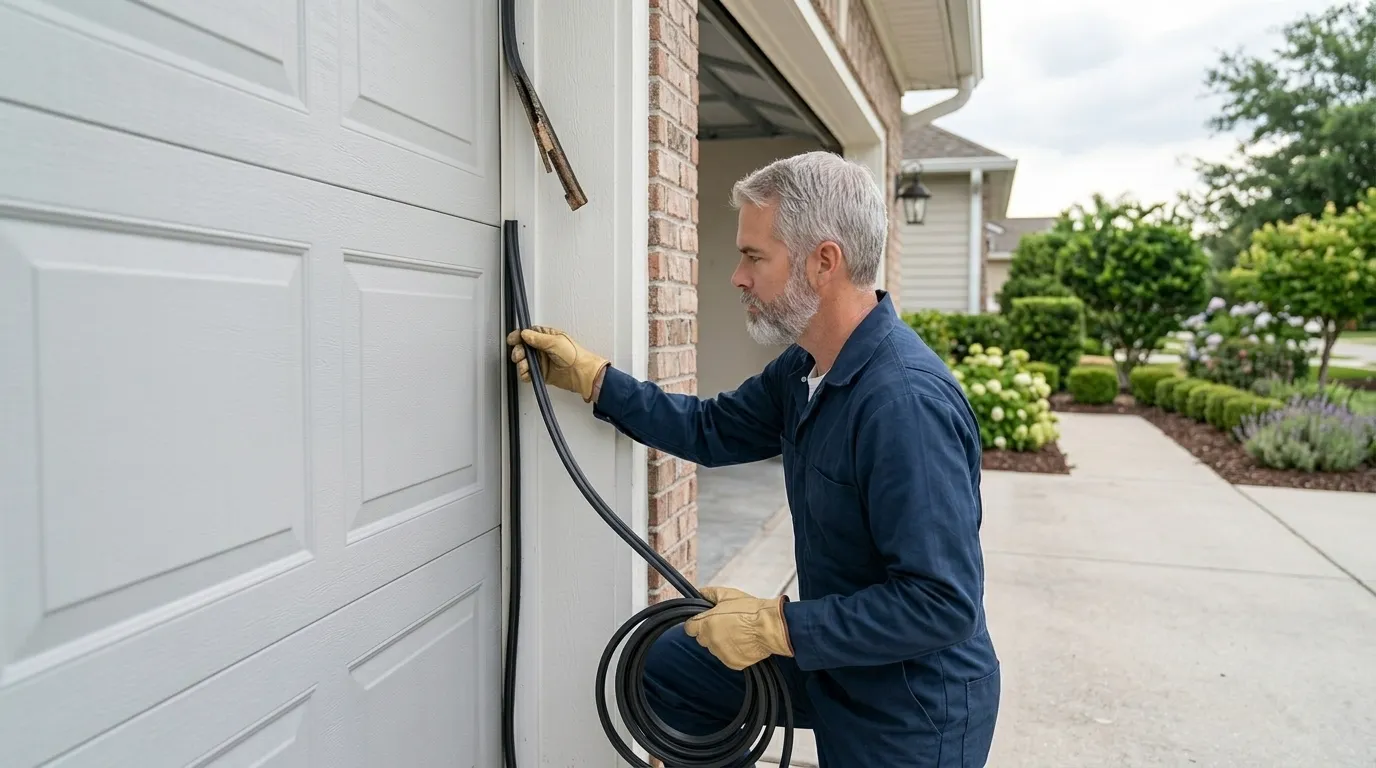 What a Cold Snap Does to a Daphne Garage Door