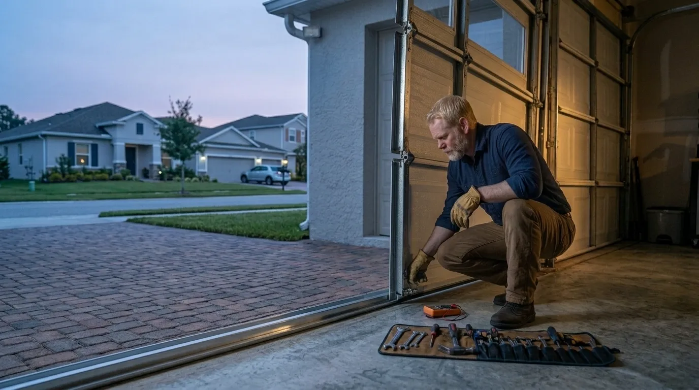Repaired & tested - Daphne garage door service